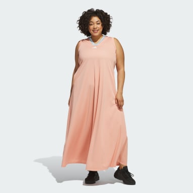 Tiro Cut 3-Stripes Soft Mesh Long Dress (Plus Size)