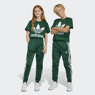 Kinder Originals Adicolor SST Trainingshose Grün