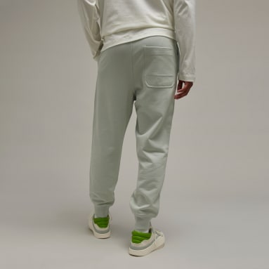 Men's Y-3 Grey Y-3 Organic Cotton Terry Cuffed Pants