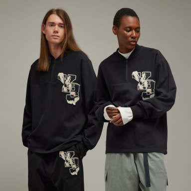 Sudadera cuello redondo Graphic Logo French Terry Negro Y-3