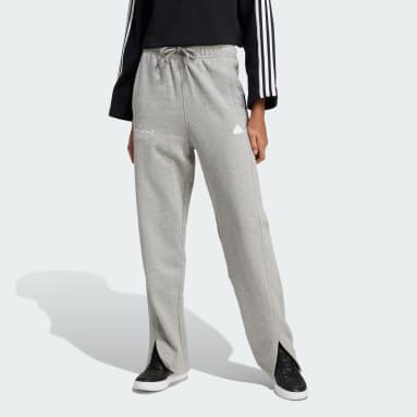 Signature Graphic Embroidery French Terry Straight Leg Pants
