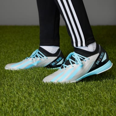 Soccer Silver X Crazyfast Messi.3 Indoor Soccer Shoes