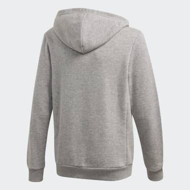 Jungen Sportswear Must Haves Badge of Sport Hoodie Grau
