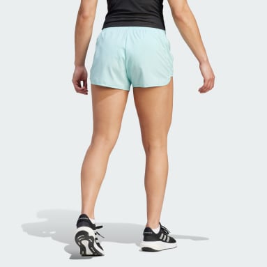 Women Running Turquoise Run It Shorts