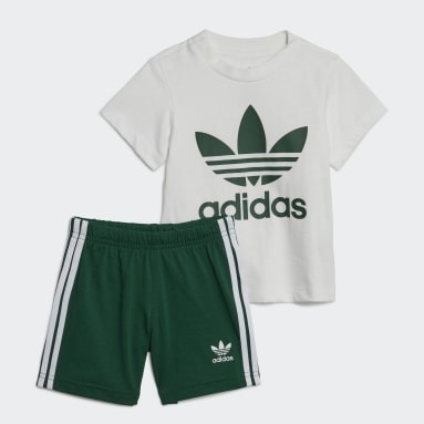 Infant & Toddler Originals Green Trefoil Shorts Tee Set