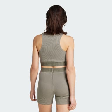 Essentials Rib Bra Top Washed