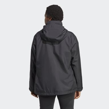 Kvinder TERREX Sort Terrex Multi RAIN.RDY 2-Layer Plus Size regnjakke