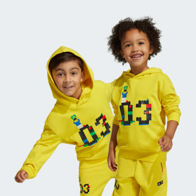 Kids Sportswear Yellow adidas x Classic LEGO® Hoodie