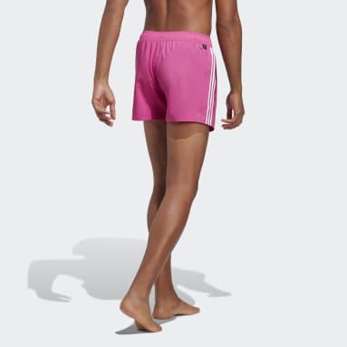 Men's Sportswear Pink 3-Stripes CLX Swim Shorts