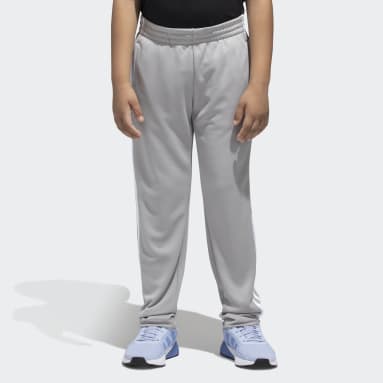 Girls Training Grey FULL 3 STRIPES PANTS