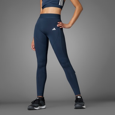 Adidas women's navy leggings online