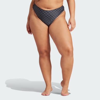 Originals Monogram Bikini Bottoms (Plus Size) Czerń