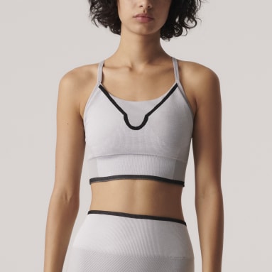 adidas Brassière adidas by Stella McCartney TrueStrength Maintien moyen -  Rose