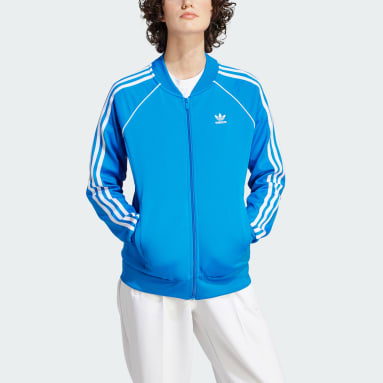 Adidas Prime Blue SST Track Jacket H34593 - Shiekh  Adidas superstar  women, Adidas track jacket, Track jackets