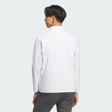 adidas ゴルフ　メンズ レインウェア セットアップ　L 黒　半袖　長袖 セール】WIND. RDY アーカイブデザイン サイドジップ付き プル