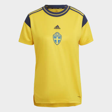Women Football Yellow Sweden 21/22 Home Jersey