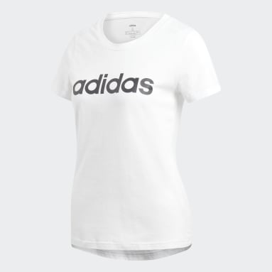 Camiseta Essentials Linear Blanco Mujer Sportswear