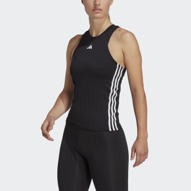 Esqueleto AEROREADY Train Essentials 3 Rayas Regular Negro Mujer Training