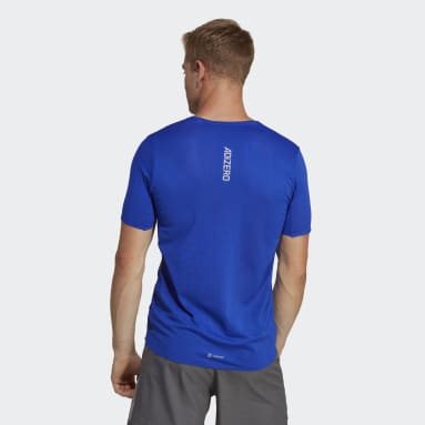 T-shirt adizero Blu Uomo Running