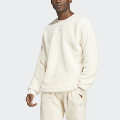 Männer Originals Essentials+ Fluffy Fleece Sweatshirt Beige