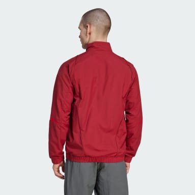 Men Football Red Arsenal Tiro 23 Presentation Jacket