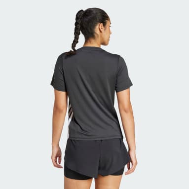 Polera de Entrenamiento Train Essentials 3 Tiras Negro Mujer Training