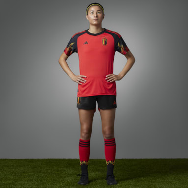 Ženy Futbal červená Dres Belgium 22 Home Authentic