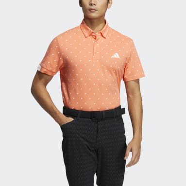 Men Golf Orange AEROREADY Badge of Sport Monogram Polo Shirt