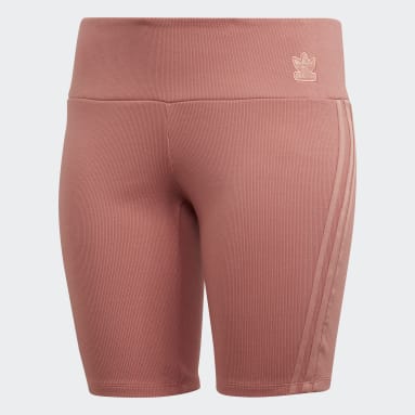 Dames Originals roze Biker Short (Grote Maat)