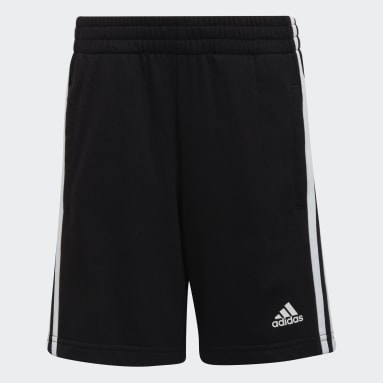 Children 4-8 Years Sportswear Black Essentials 3-Stripes Shorts
