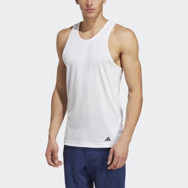 Débardeur Yoga Base Training blanc Hommes Studio