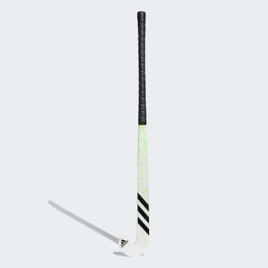 Barn Landhockey Vit Youngstar.9 White/Green Hockey Stick 81 cm