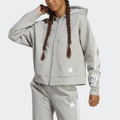 Adidas Women's Hoodie Sweatshirts 2X - Fi 3b Multi Sport White