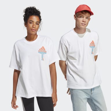 Gym & Training White Graphic Tee