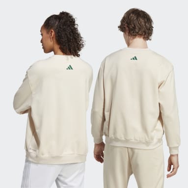Sweatshirt Sports Club Bege Ginásio E Treino