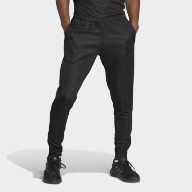 adidas Mens Essential Tricot Zip Pants Large BlackCarbonBlack   Clothing Shoes  Jewelry  Amazoncom