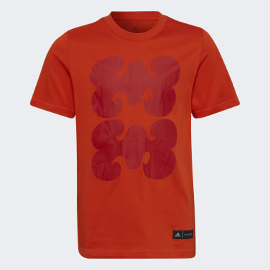 Camiseta Estampada Marimekko Naranja Niño Sportswear