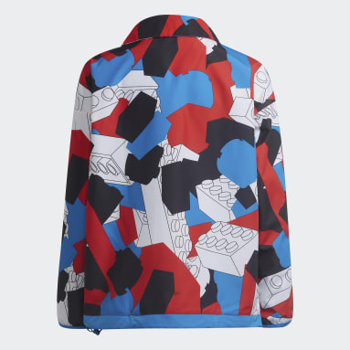 Deti Sportswear biela Vetrovka adidas x Classic LEGO® Half-Zip