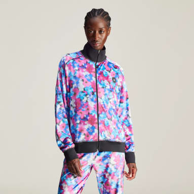Adidas jacket women floral hotsell