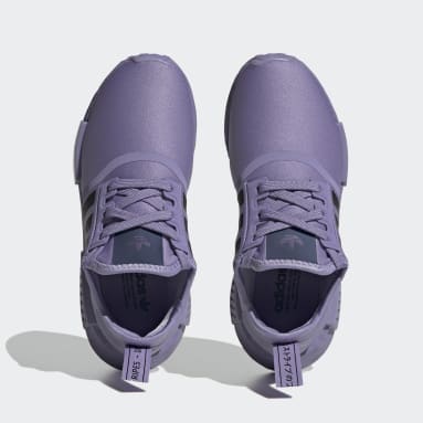 Youth Originals Purple NMD_R1 Shoes