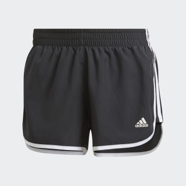 Shorts Marathon 20 Pretina Alta Negro Mujer Running