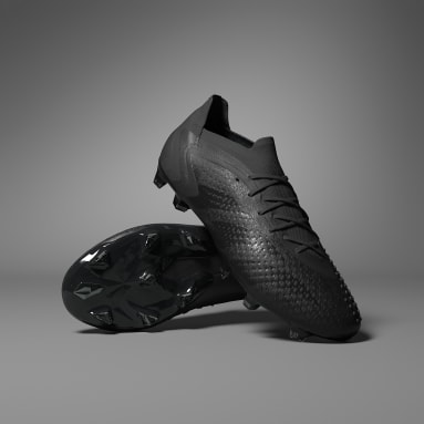 Botas de Futebol Predator Accuracy.1 Low – Piso Firme Preto Futebol