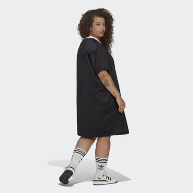 Robe t-shirt à lacets Always Original (Grandes tailles) noir Femmes Originals