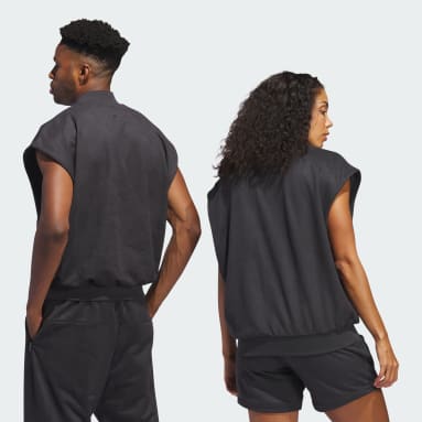 Basketball Sueded Sleeveless Genser Grå