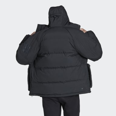 Utilitas Hooded Down Jacket Czerń
