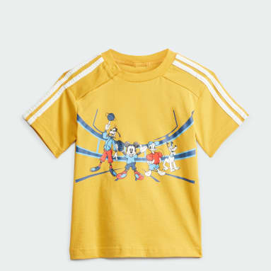 adidas × Disney ミッキーマウス 半袖Tシャツ