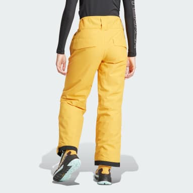 B- Stacked Track Pants (Yellow)