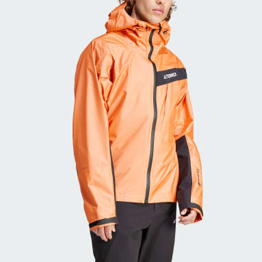 Men's TERREX Orange Terrex Techrock Light Gore-Tex Active Jacket
