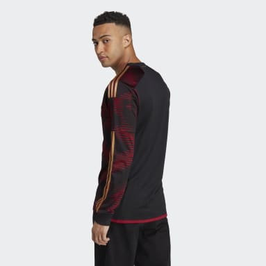 Tyskland 22 Long Sleeve Bortetrøye Svart