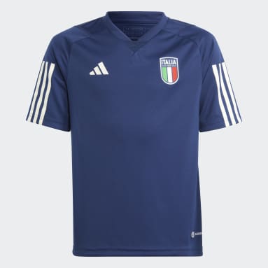Camisola de Treino Tiro 23 da Itália Azul Criança Futebol